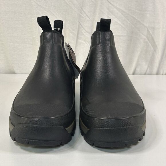 WESTERN CHIEF MEN\'S NEOPRENE RUBBER ANKLE BOOTS VIBRAM Sole Black Size 8